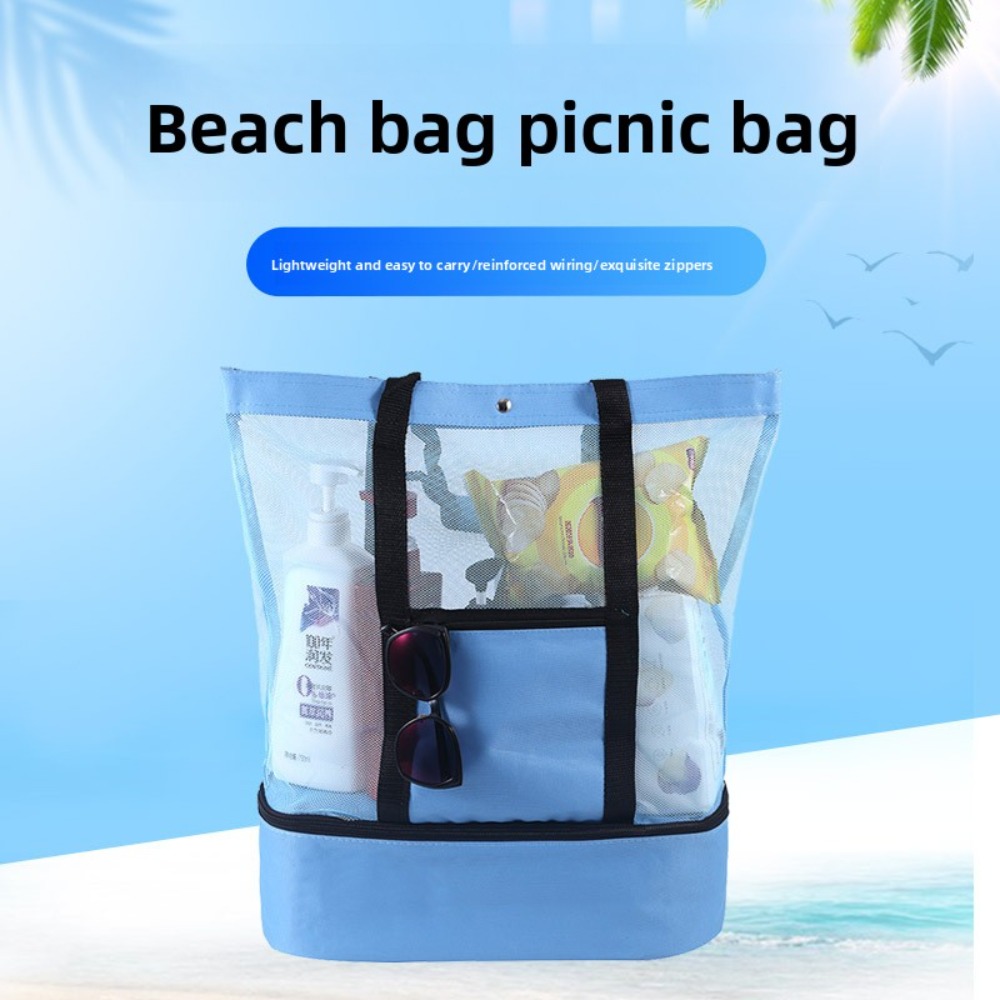 Tote Bag Beach - 1 Stück Multifunktionale Thermokühltasche für Picknick,