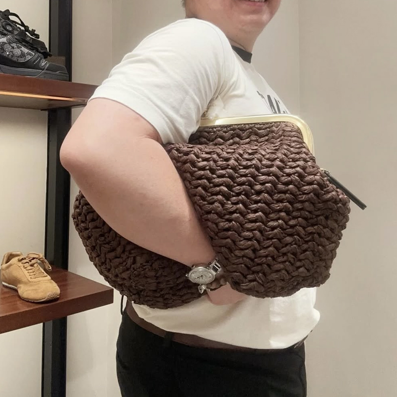 Handgewebte Kisslock-Rahmen-Sc – Crochet Bag Raffia Bewertung und Preis