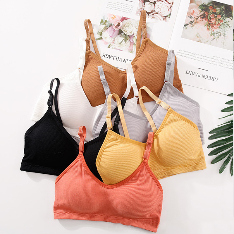 Sommer Drahtloser BH Damen Nah – Bralette Triangle Set Bewertung und Preis
