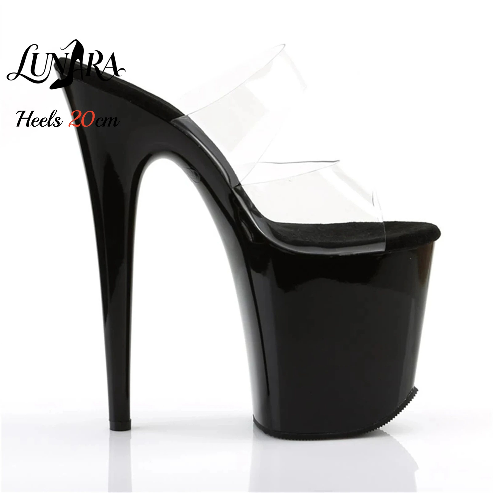 20cm Transparente PVC-Riemchen – Sandal Strappy Heeled Bewertung und Preis