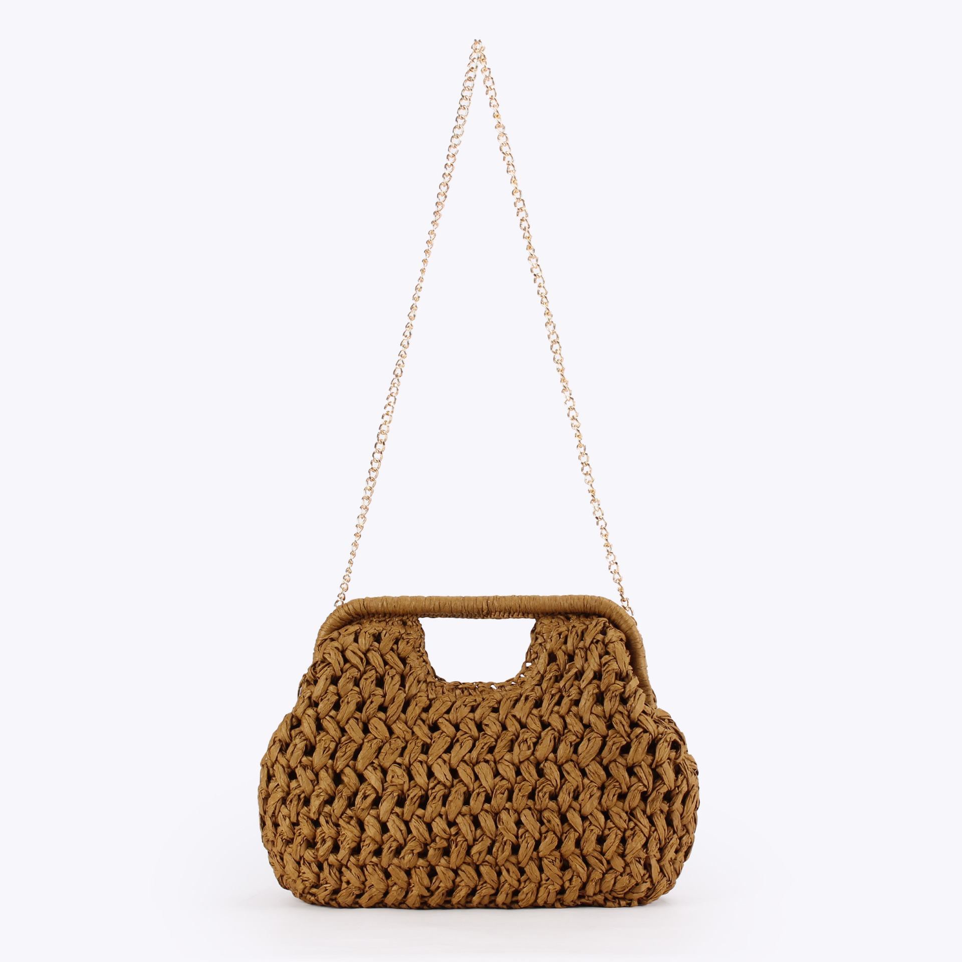 Elegante Damen-Ketten-Handtasc – Crochet Bag Raffia Bewertung und Preis