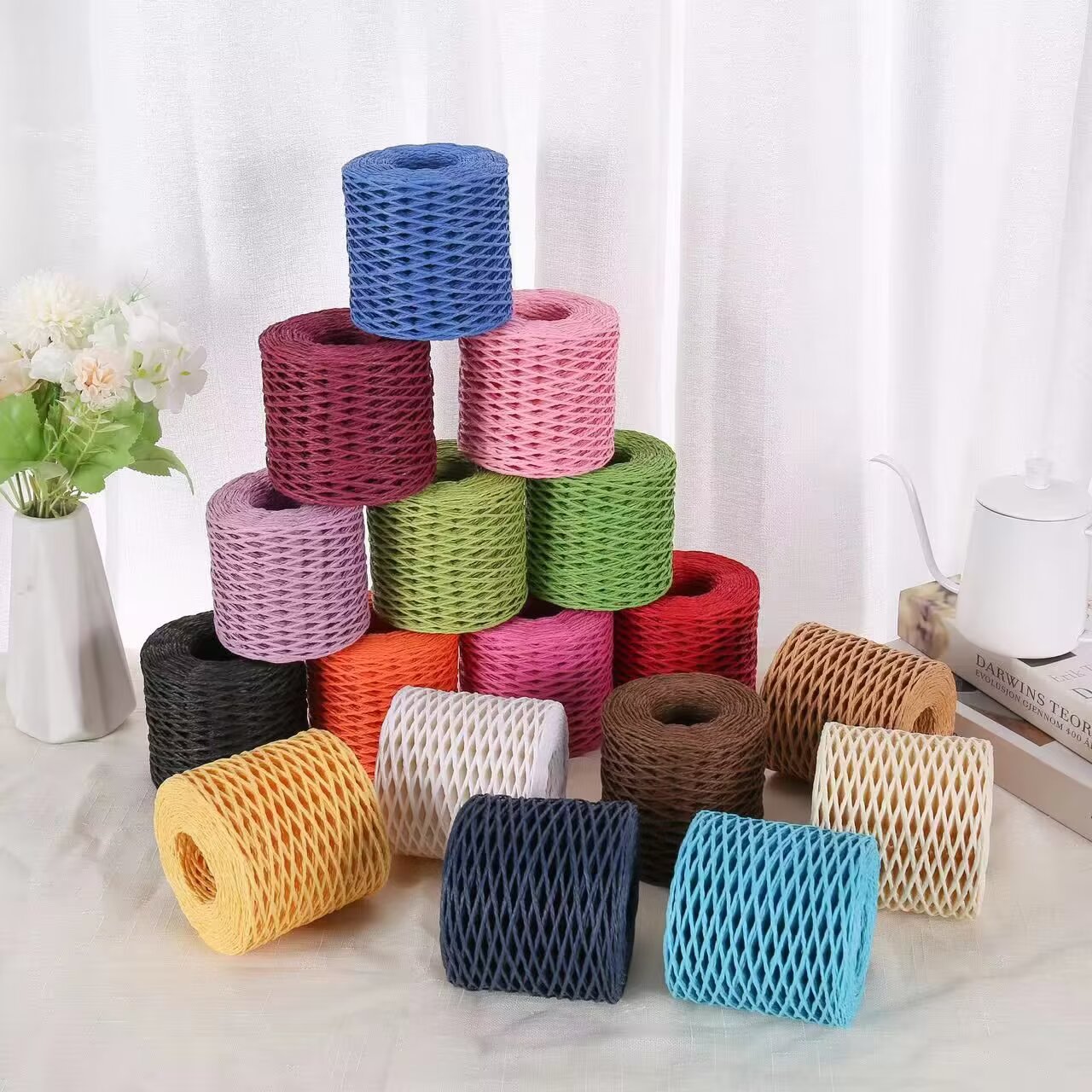 190 g Bastgarn, Strohpapiergar – Crochet Bag Raffia Bewertung und Preis