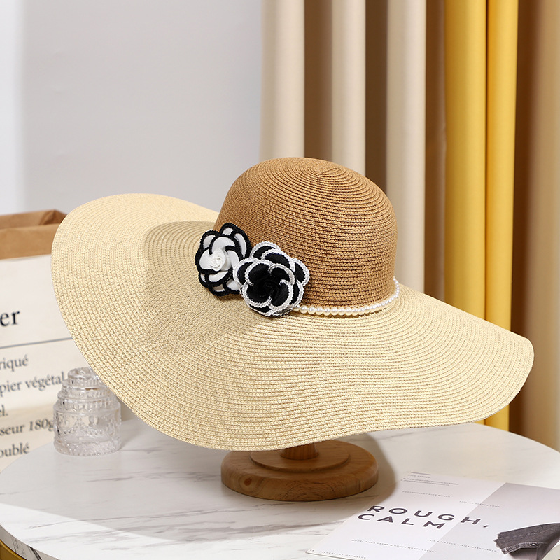 Zwei Töne breite Krempe Sommer – Hat Floppy Wide Bewertung und Preis