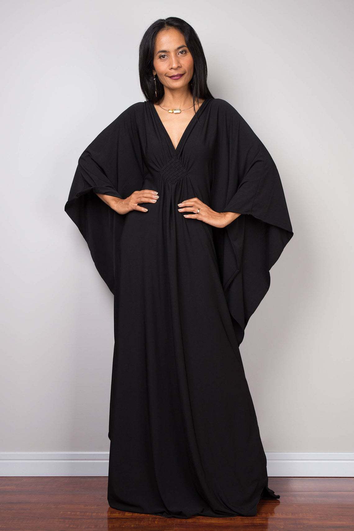 Damen Strandkleid in Unifarben – Cover Up Kaftan Bewertung und Preis