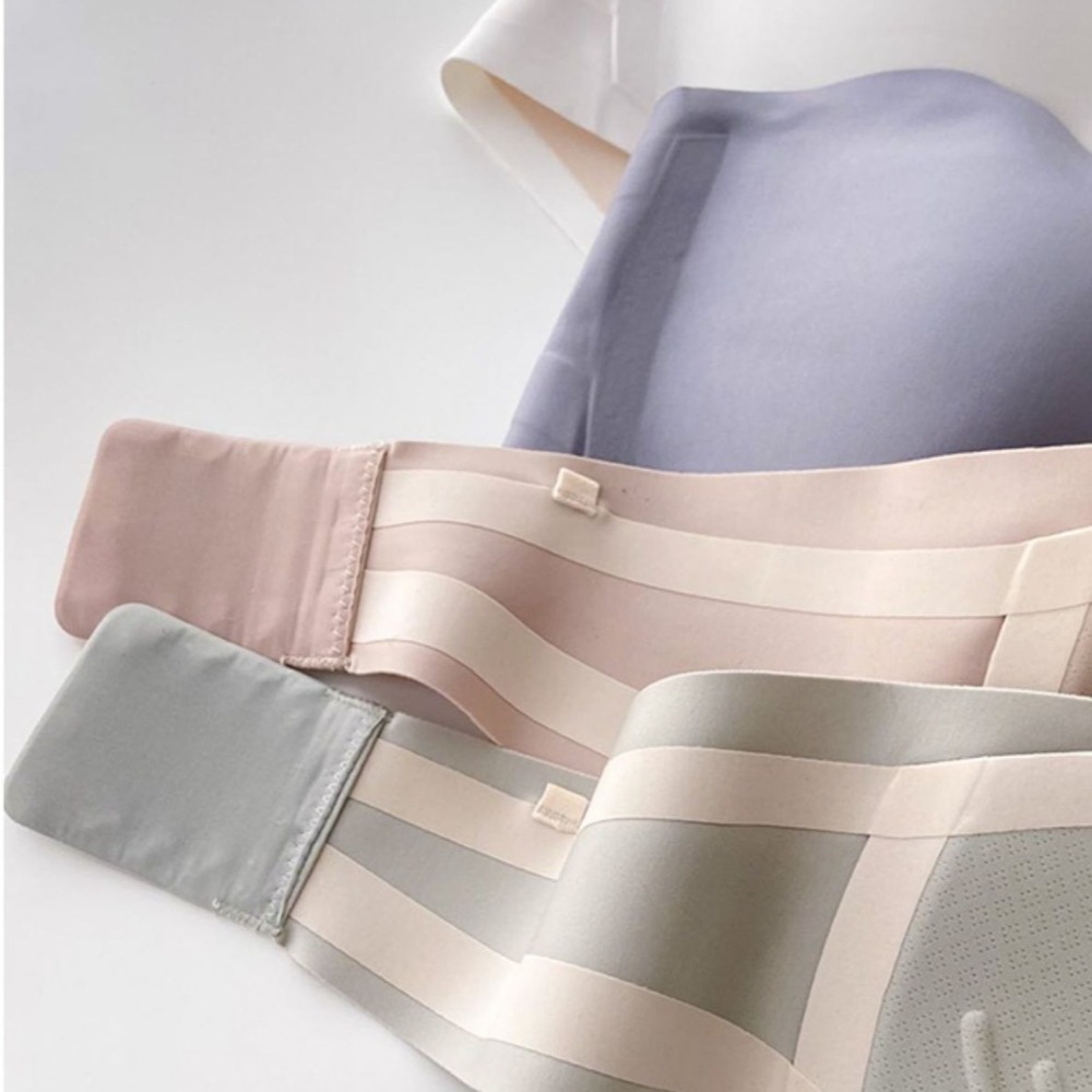 Einfarbiger, trägerloser, umwi – Bralette Triangle Set Bewertung und Preis