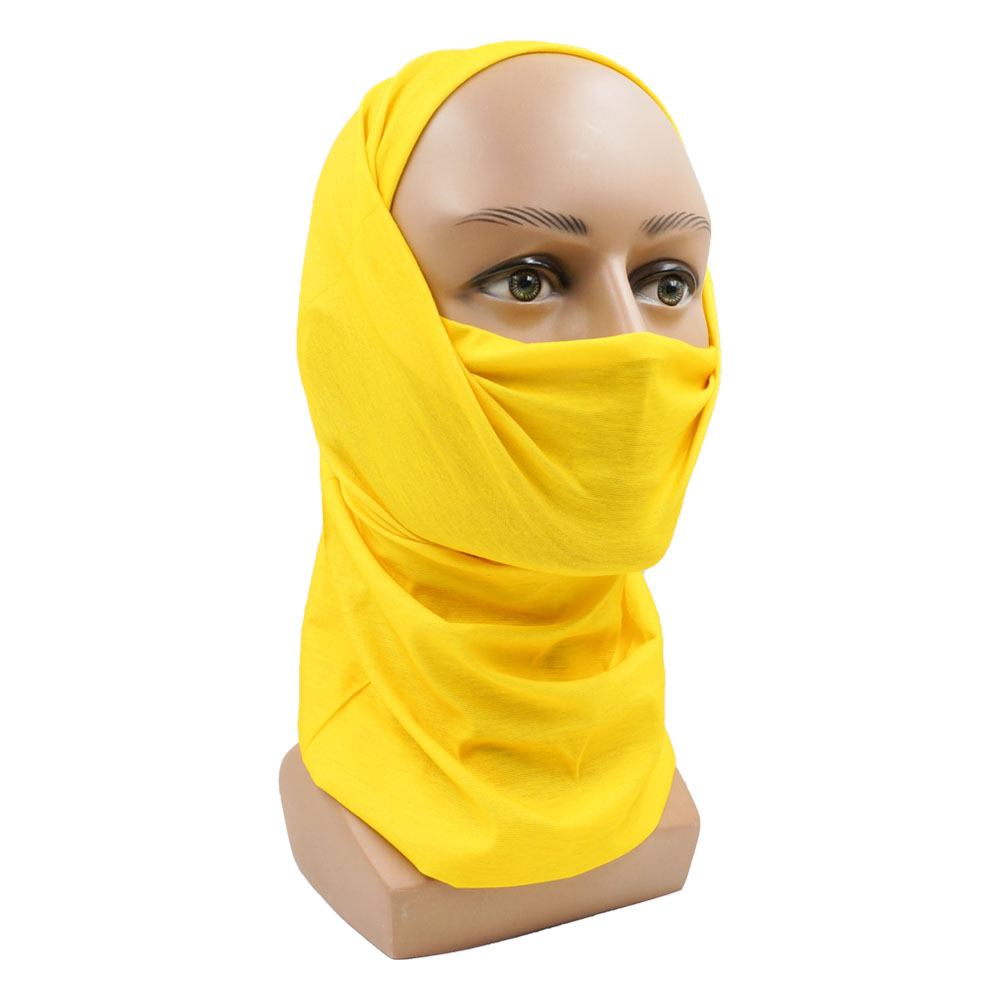 Gelbe Multifunktions-Halstuch  – Headband Summer Knit Bewertung und Preis