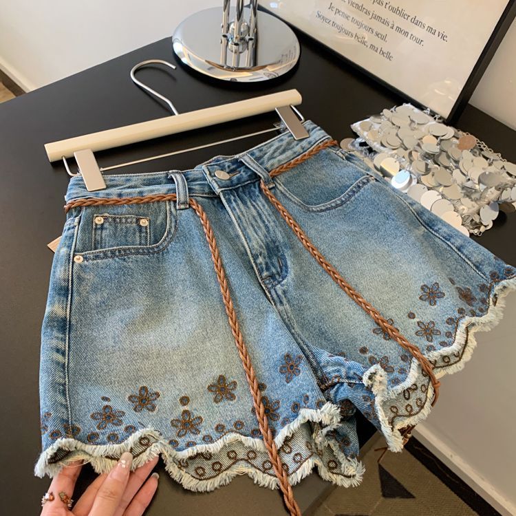 Atmungsaktive Vintage-Denim-Sh – Shorts Denim Frayed Bewertung und Preis