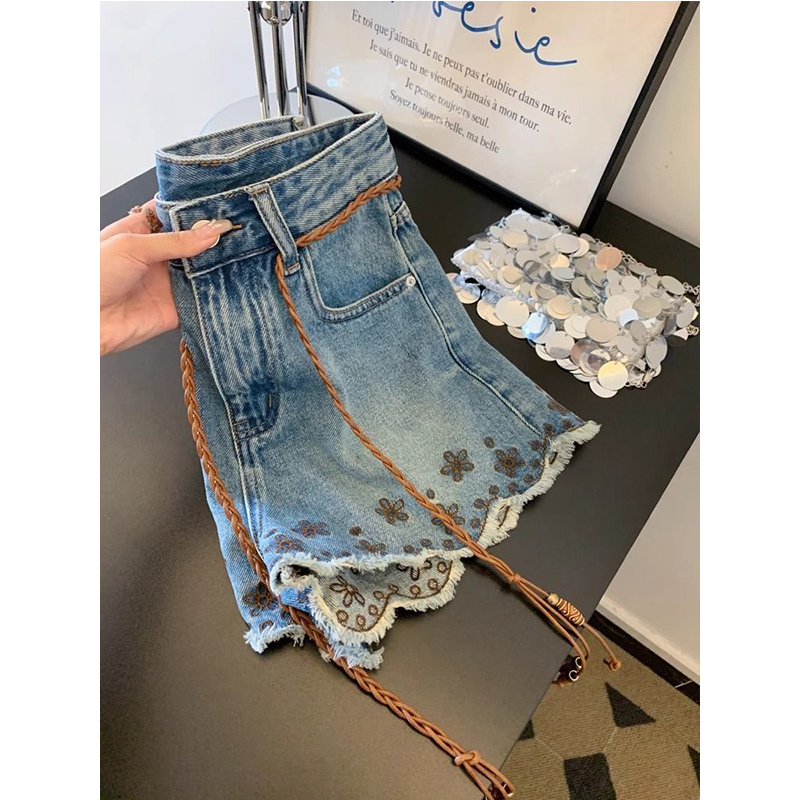 Atmungsaktive Vintage-Denim-Sh – Shorts Denim Frayed Bewertung und Preis